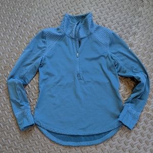 Eddie Bauer quarter zip with hand covers